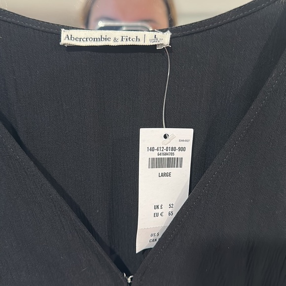 Black mock corset top - Picture 3 of 3